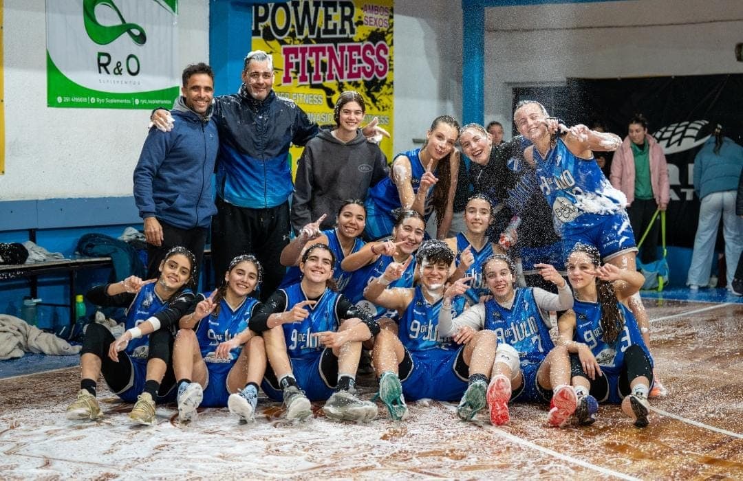 9 de Julio (BB) se consagró campeón del Torneo Provincial de Clubes U17 Femenino