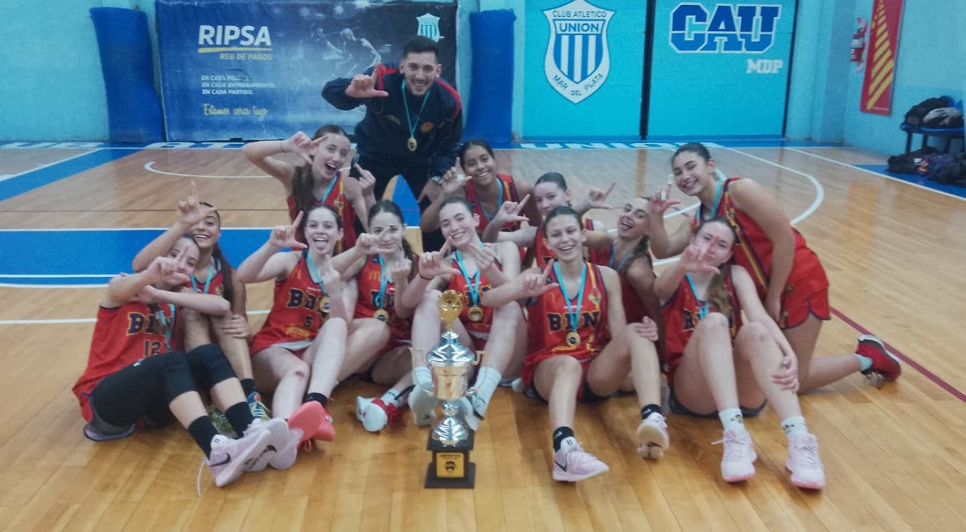 Bahiense del Norte (BB) cerró un gran torneo y se quedó con la Liga Provincial de Clubes U15 Fem
